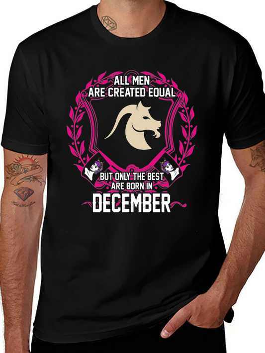 All Men Are Created Equal Capricorn December T-Shirt