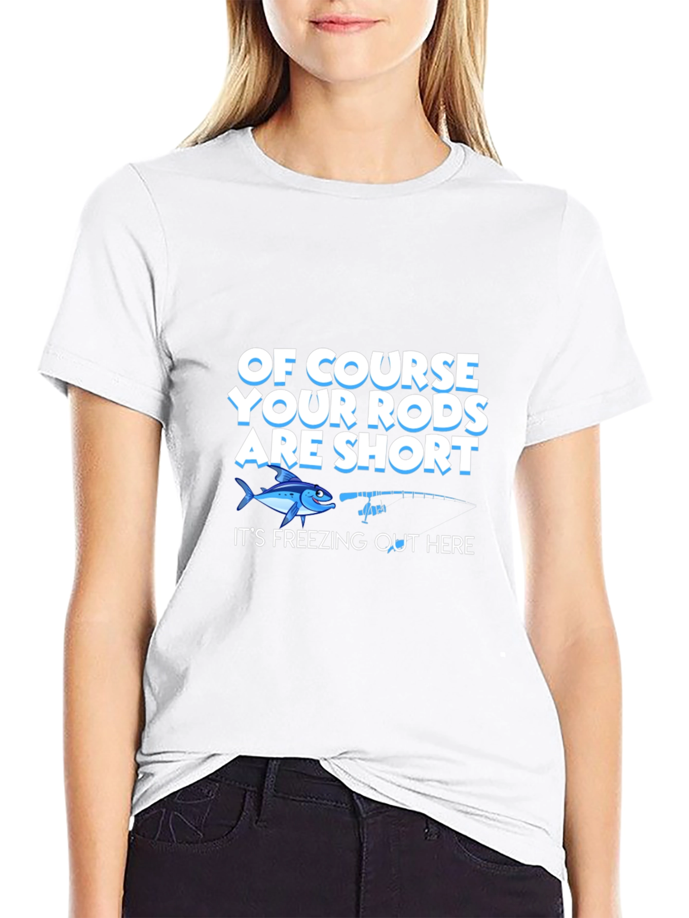 Funny Fishing T-Shirt - Short Rods
