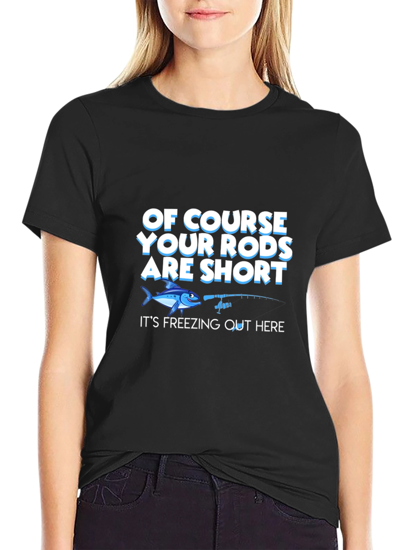 Funny Fishing T-Shirt - Short Rods