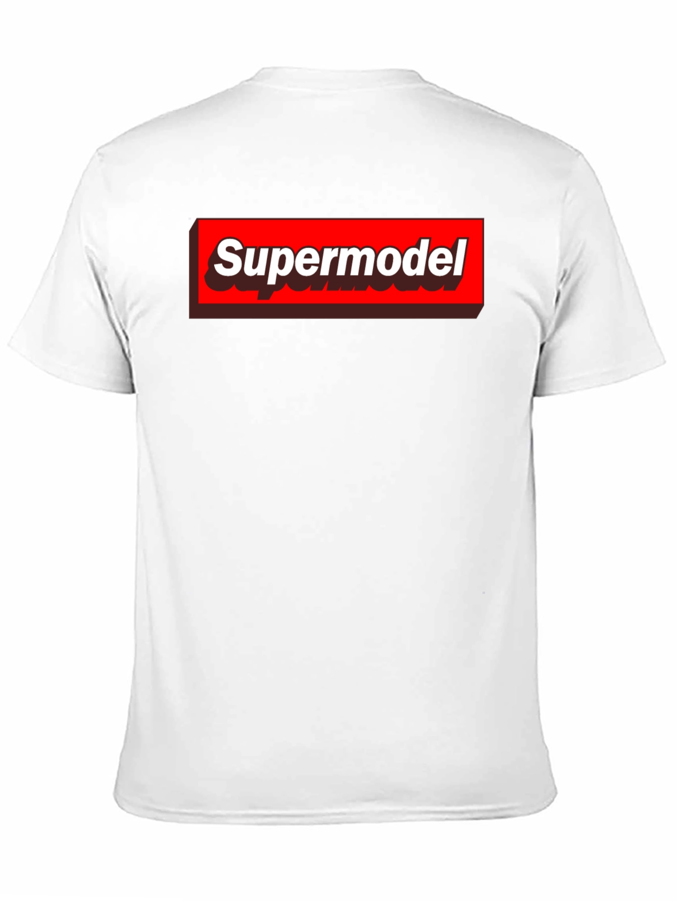 Supermodel Graphic Tee - Black Crewneck T-Shirt