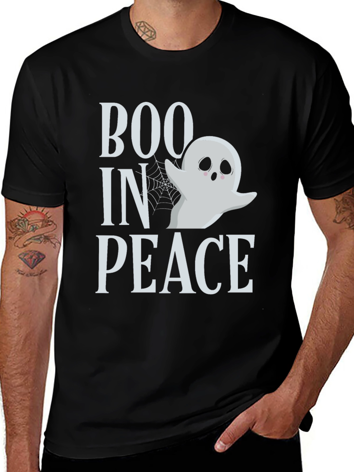 Boo In Peace Ghost T-Shirt