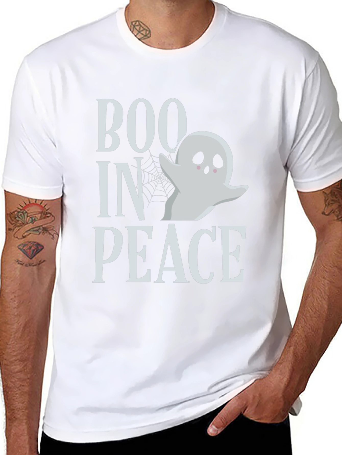 Boo In Peace Ghost T-Shirt