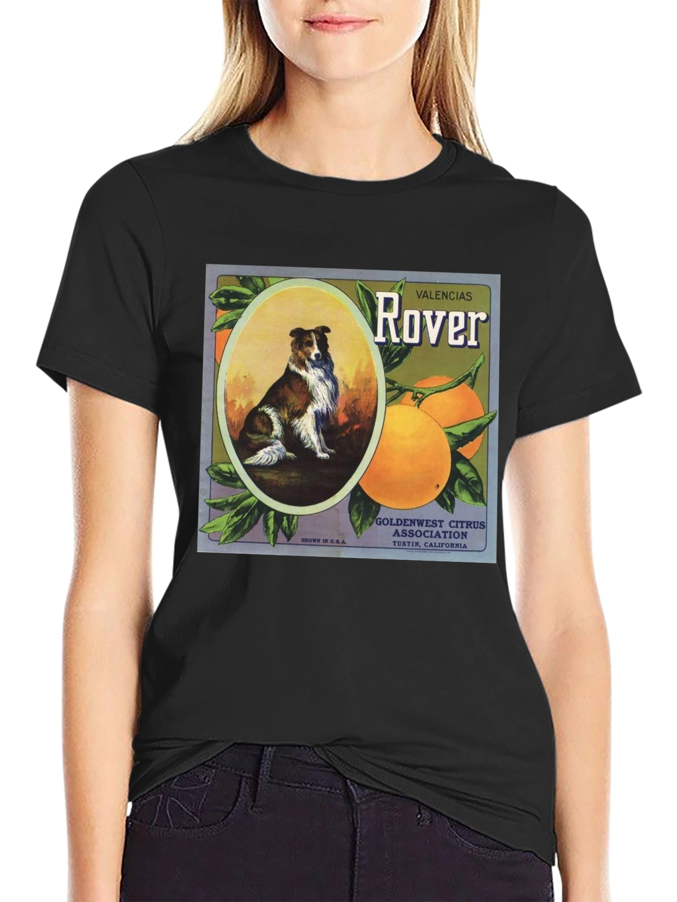 Dog & Orange Valencias Rover Graphic Tee