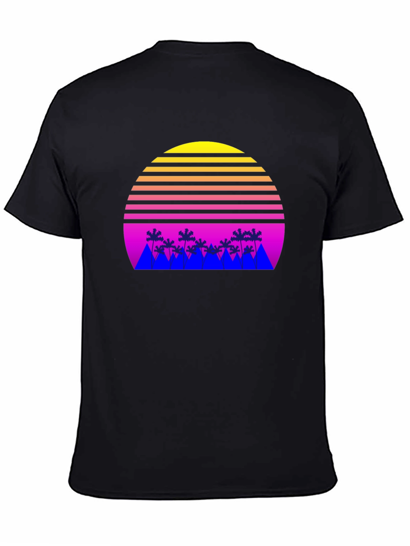 Retro Sunset Palm Tree T-Shirt