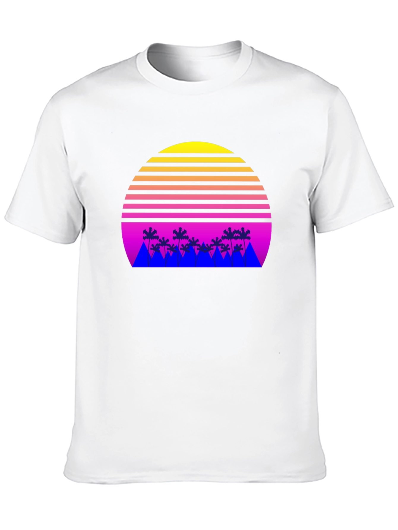 Retro Sunset Palm Tree T-Shirt