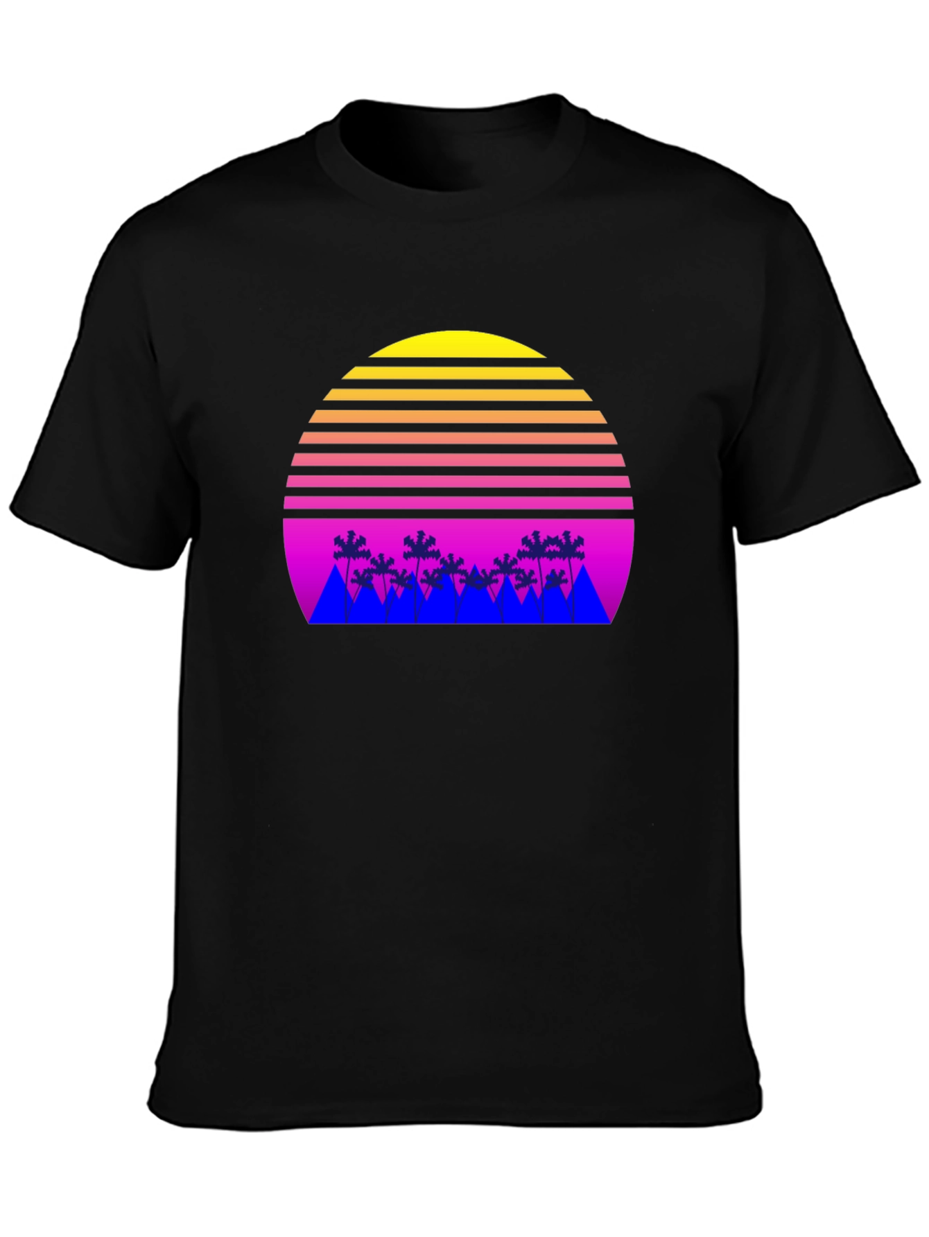 Retro Sunset Palm Tree T-Shirt