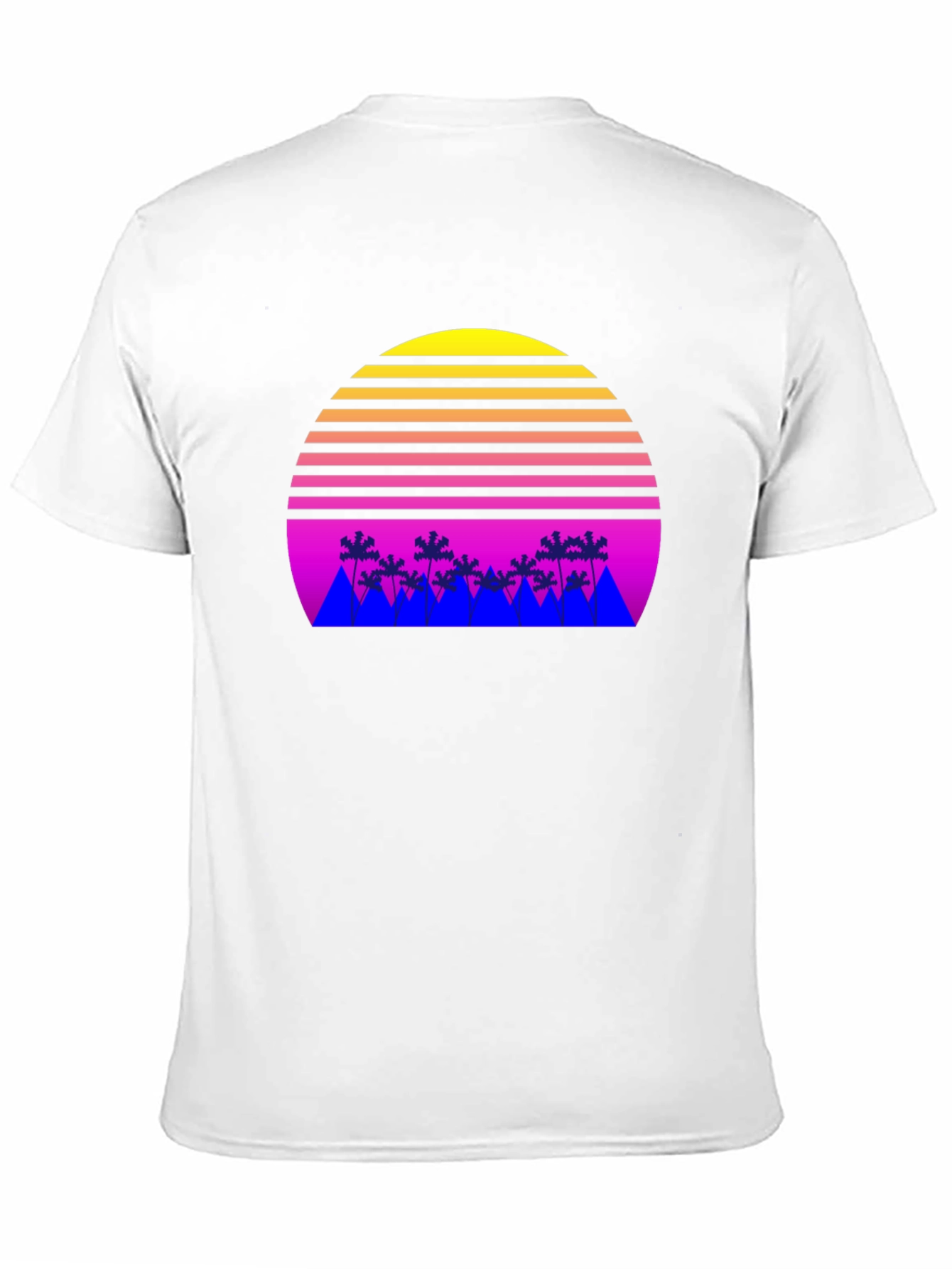 Retro Sunset Palm Tree T-Shirt