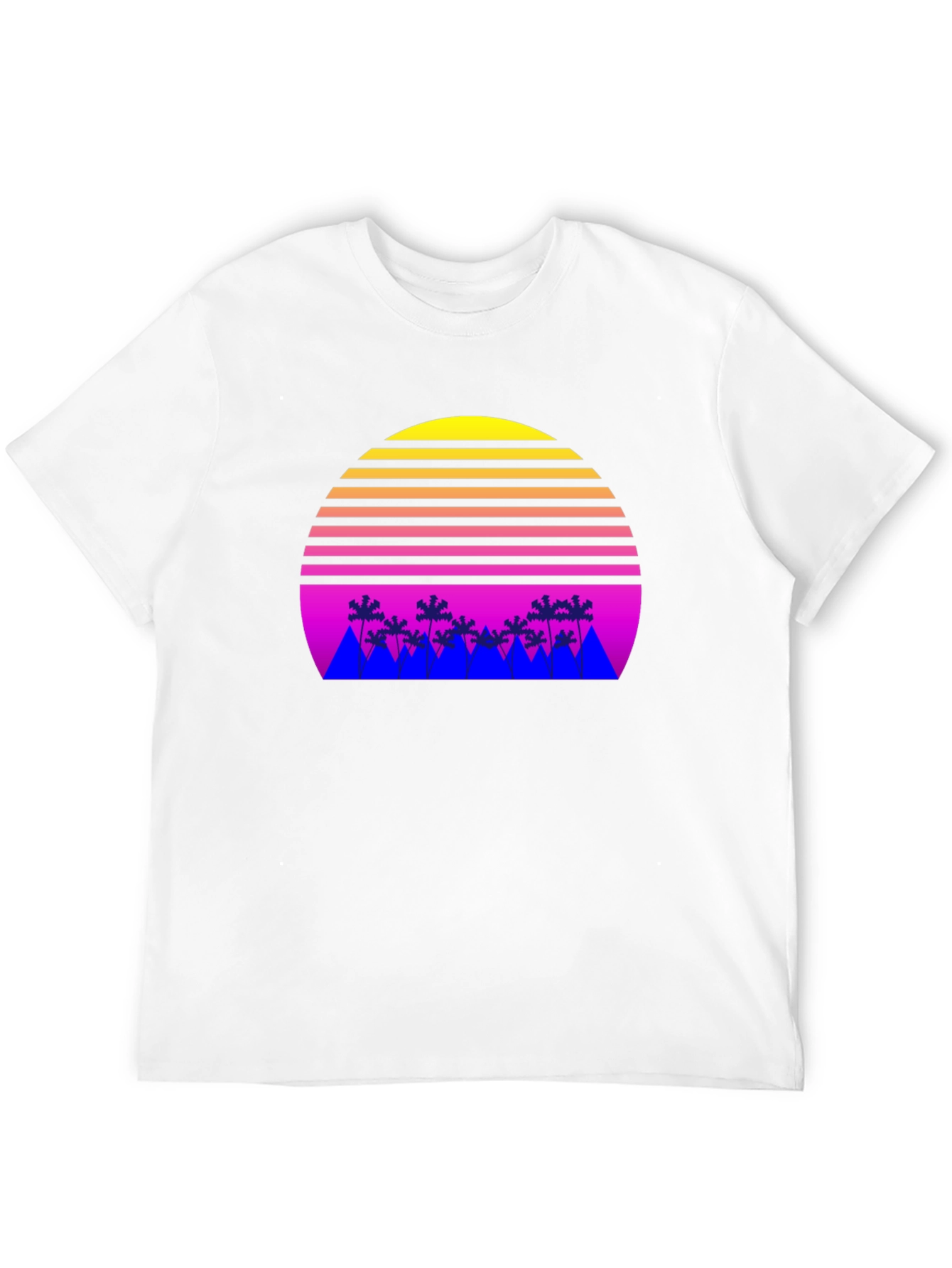 Retro Sunset Palm Tree T-Shirt
