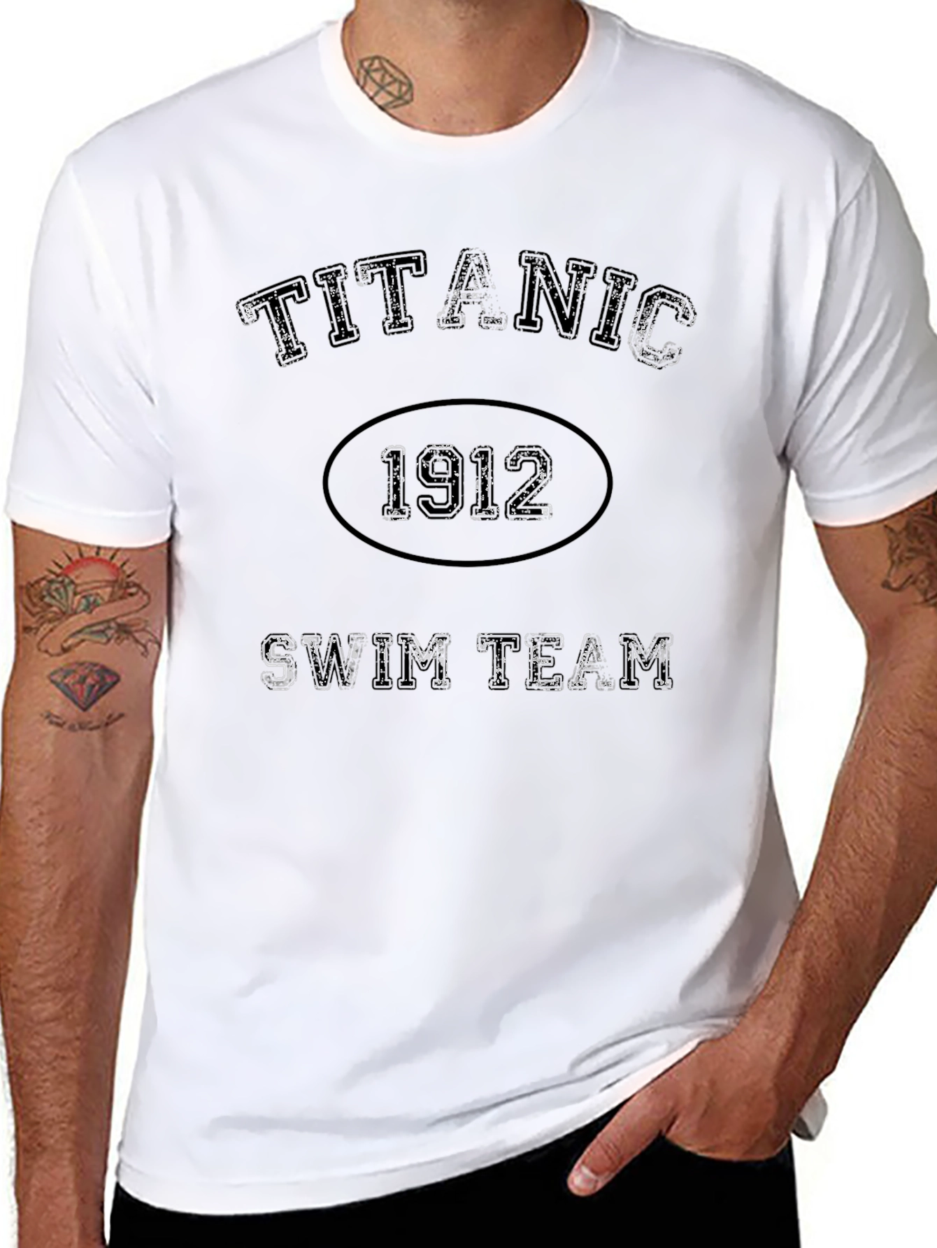 Titanic 1912 Swim Team Graphic Tee