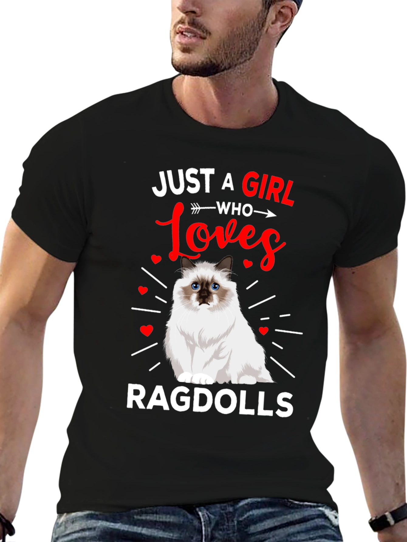 Just a Girl Who Loves Ragdolls T-Shirt