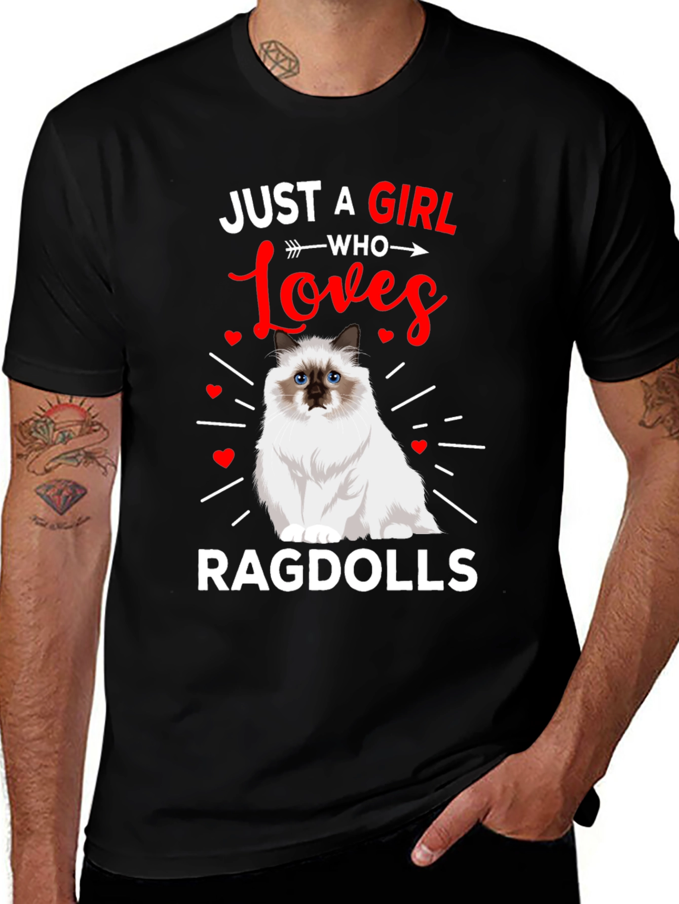 Just a Girl Who Loves Ragdolls T-Shirt