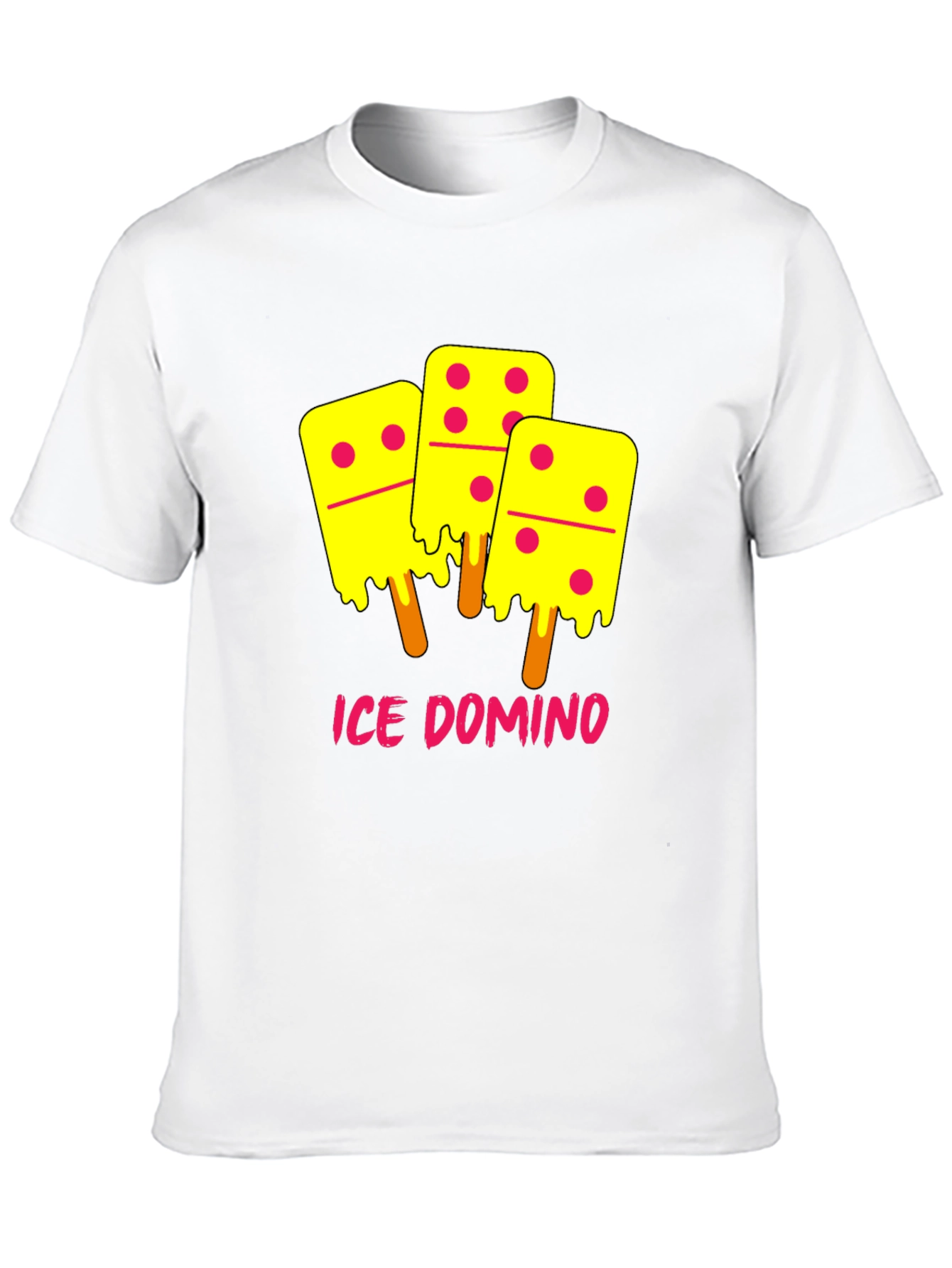 Ice Domino T-Shirt - Novelty Graphic Tee
