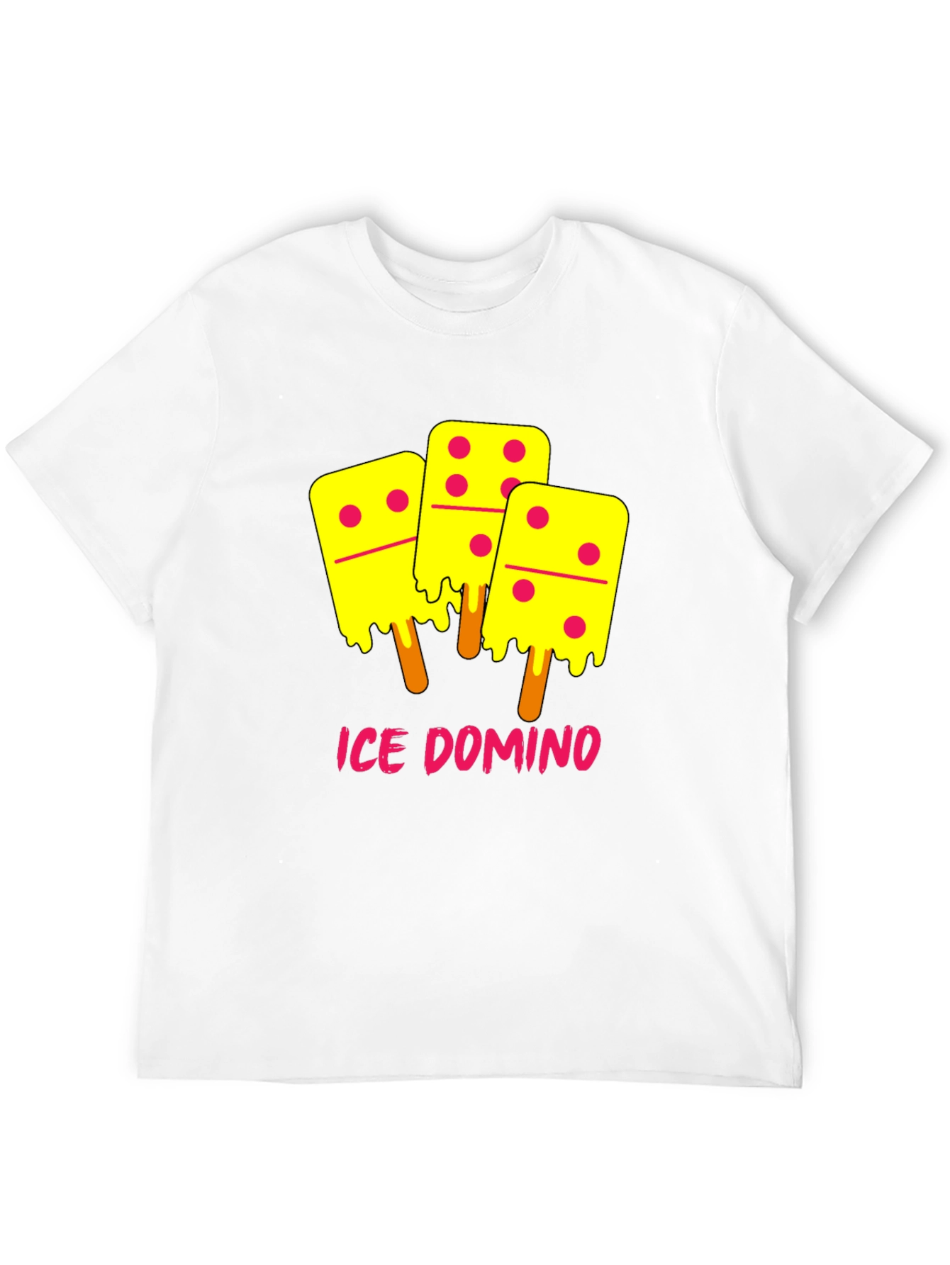 Ice Domino T-Shirt - Novelty Graphic Tee