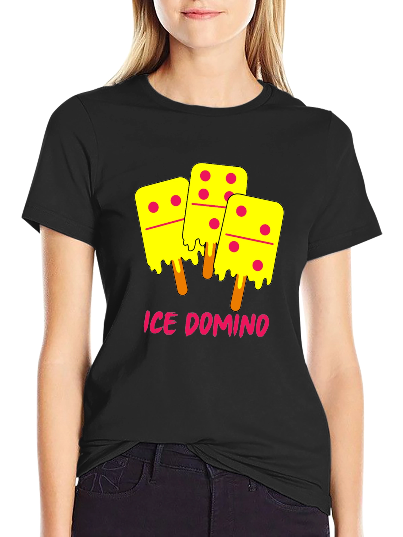 Ice Domino T-Shirt - Novelty Graphic Tee