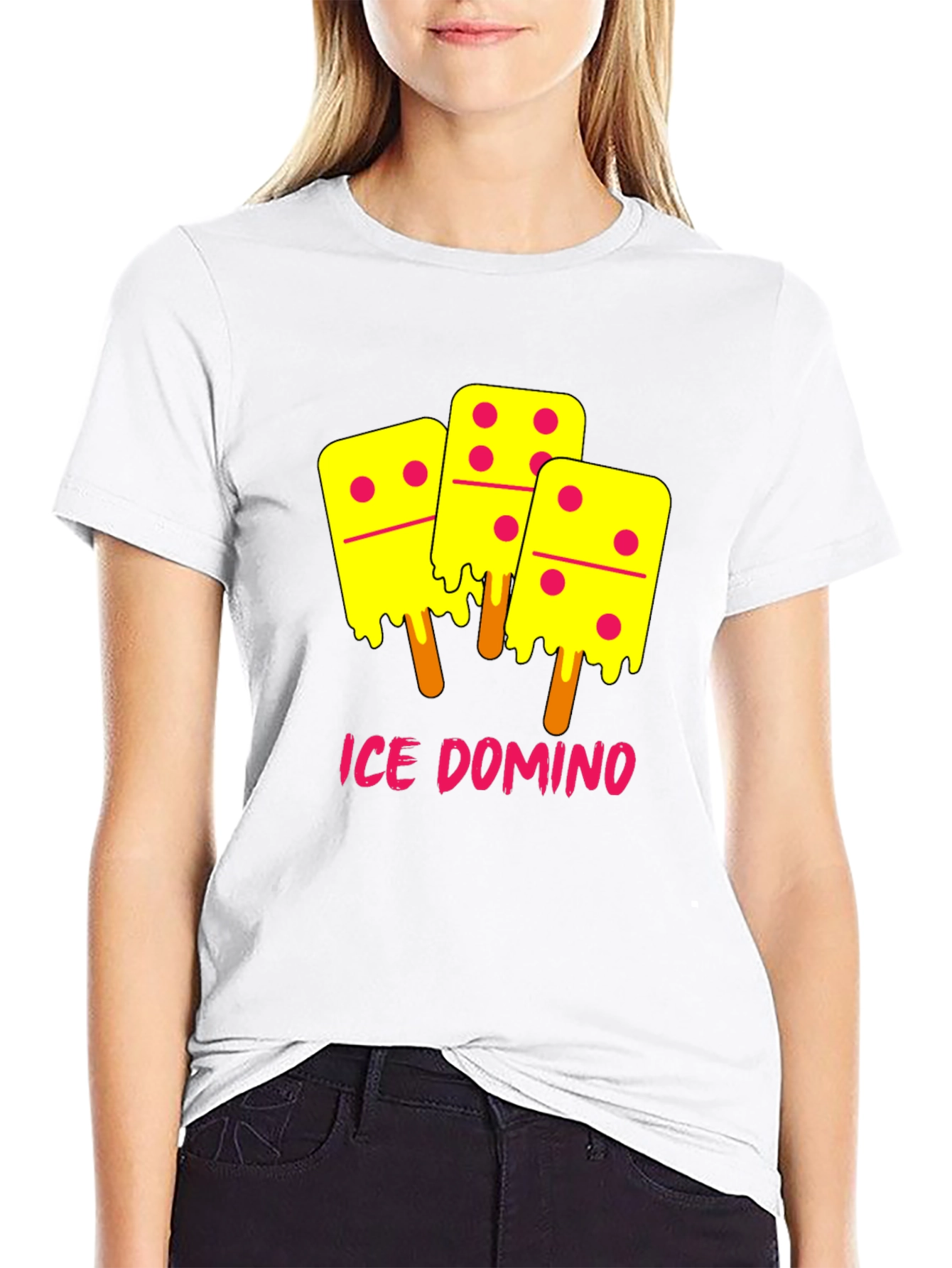 Ice Domino T-Shirt - Novelty Graphic Tee