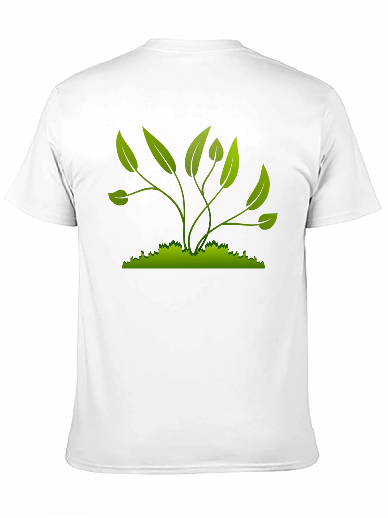 Green Plant Graphic T-Shirt - Nature Inspired Style