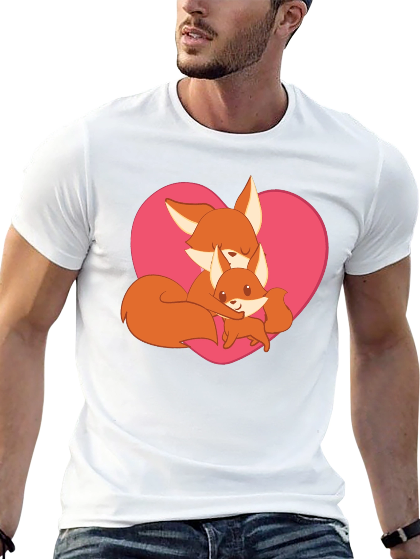 Fox Love Graphic T-Shirt
