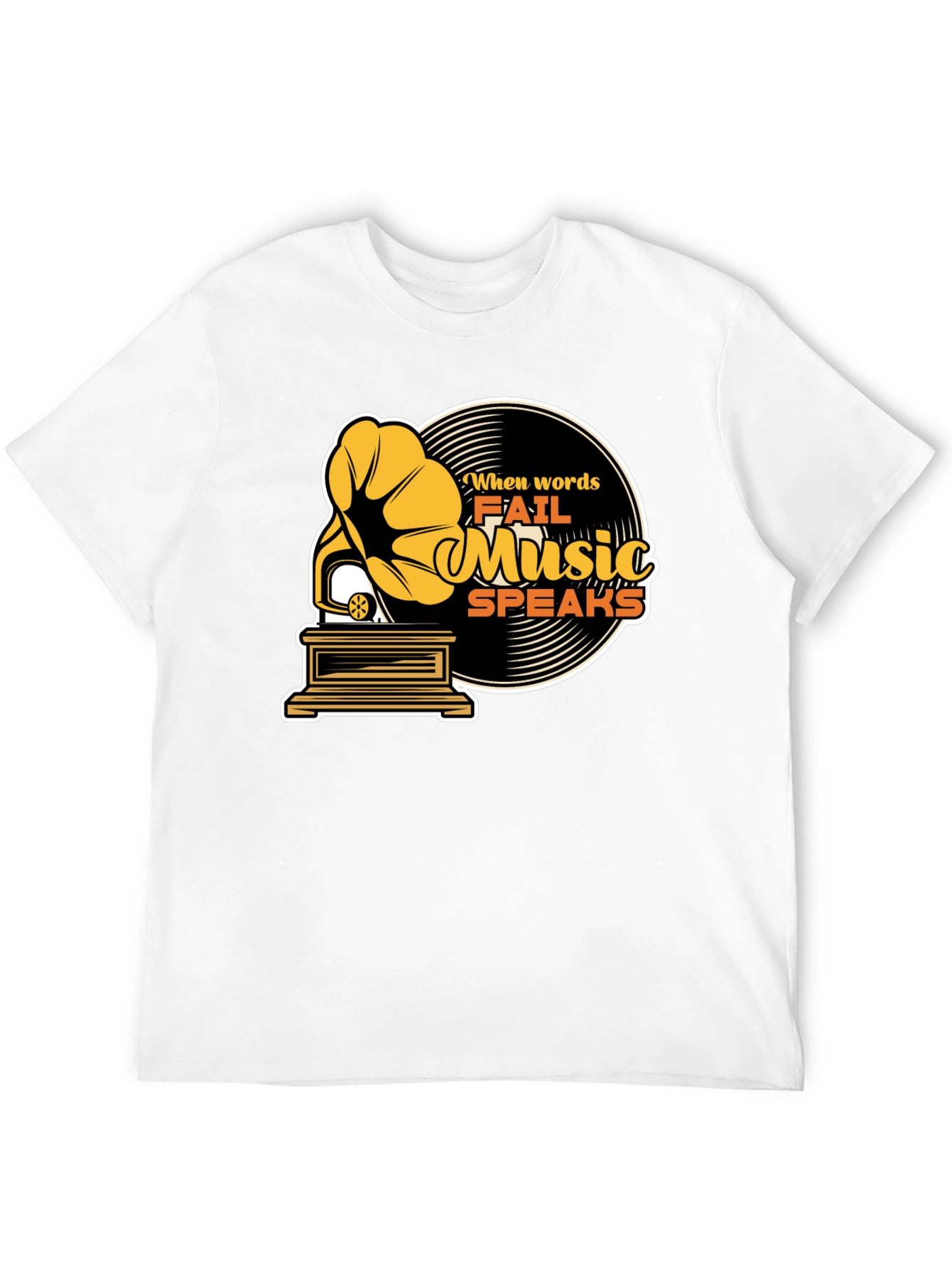 Music Speaks Graphic Tee