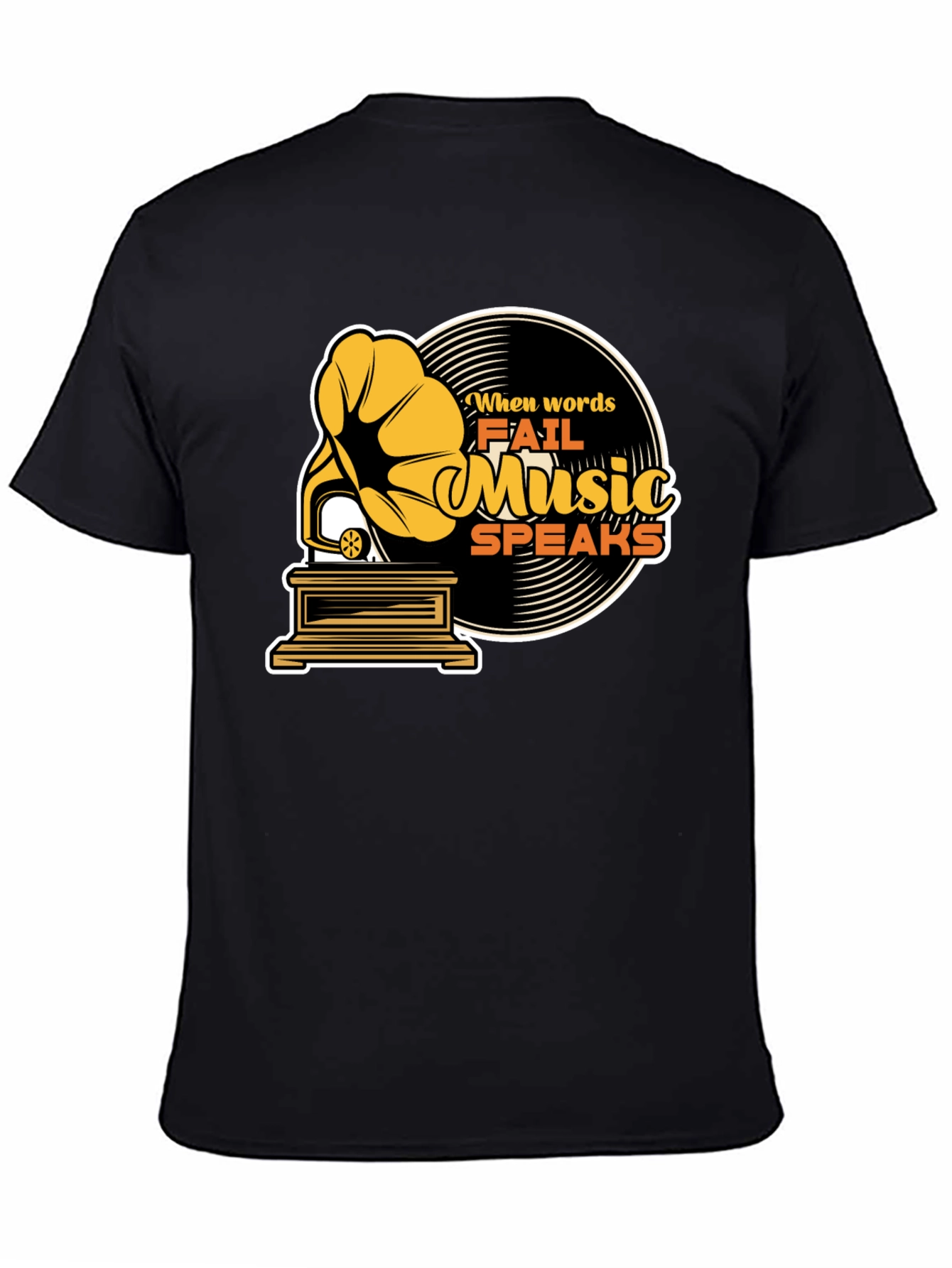 Music Speaks Graphic Tee