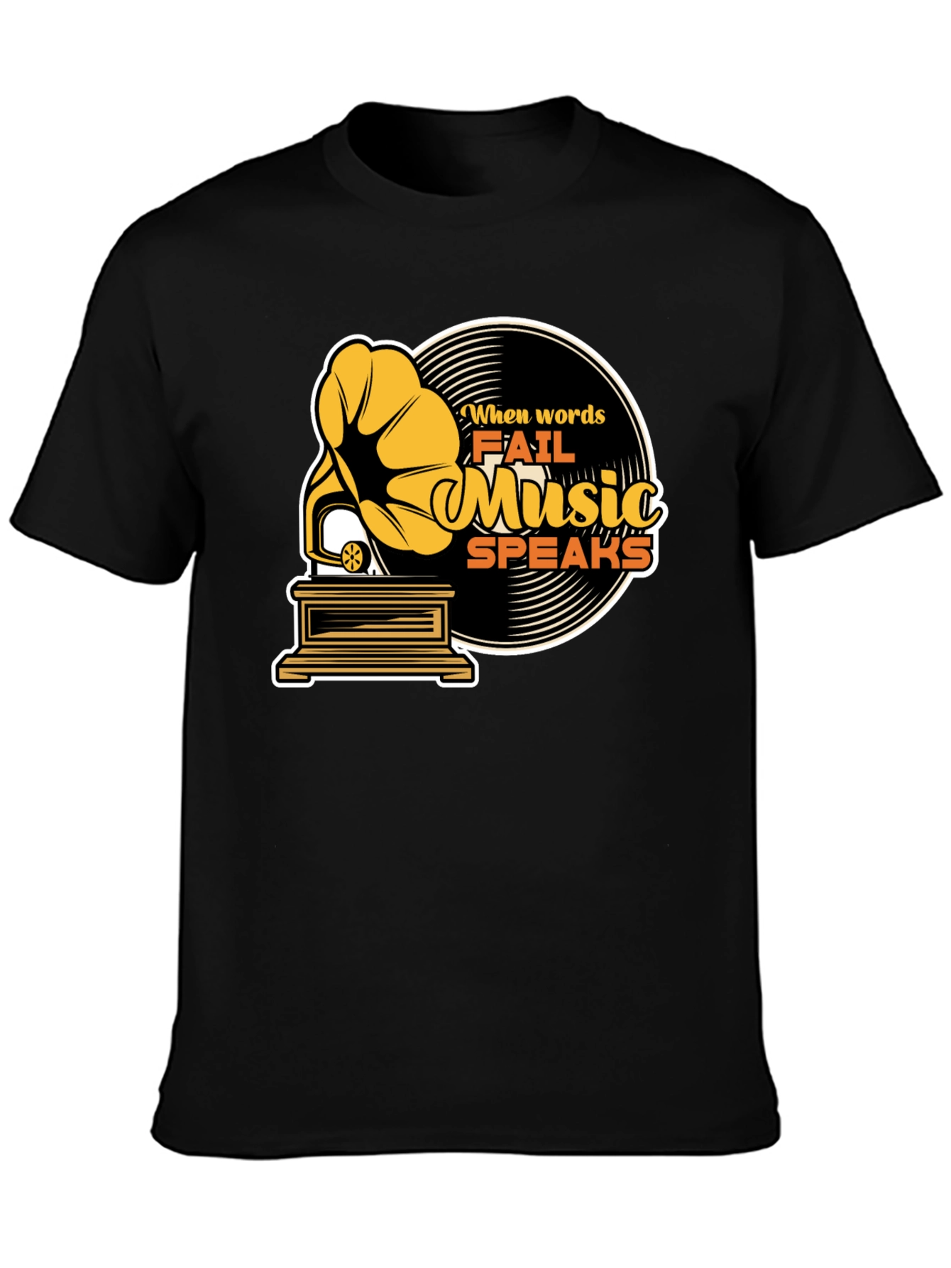 Music Speaks Graphic Tee