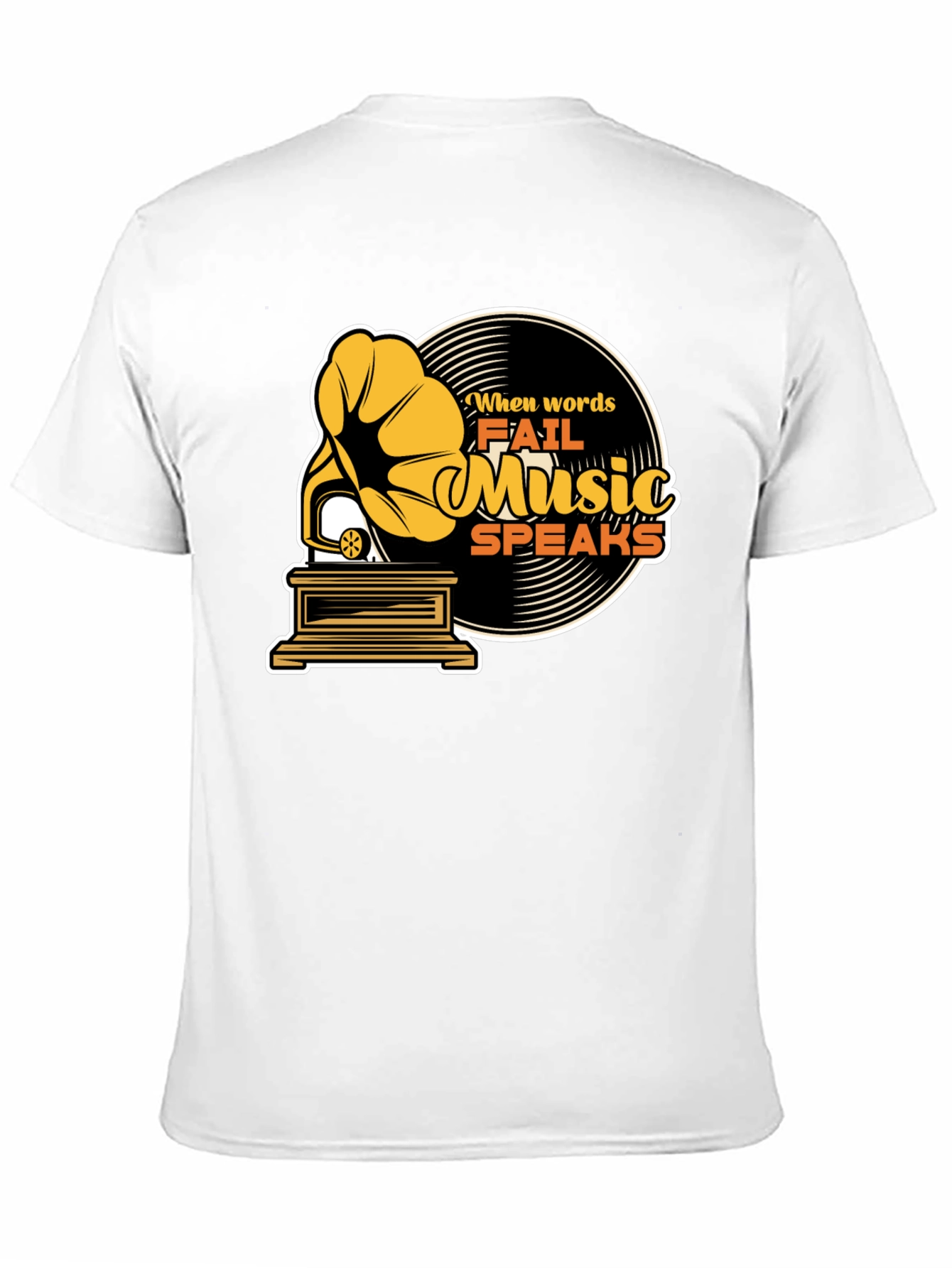 Music Speaks Graphic Tee