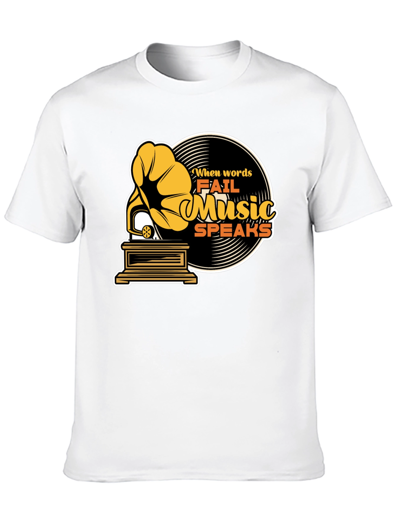 Music Speaks Graphic Tee