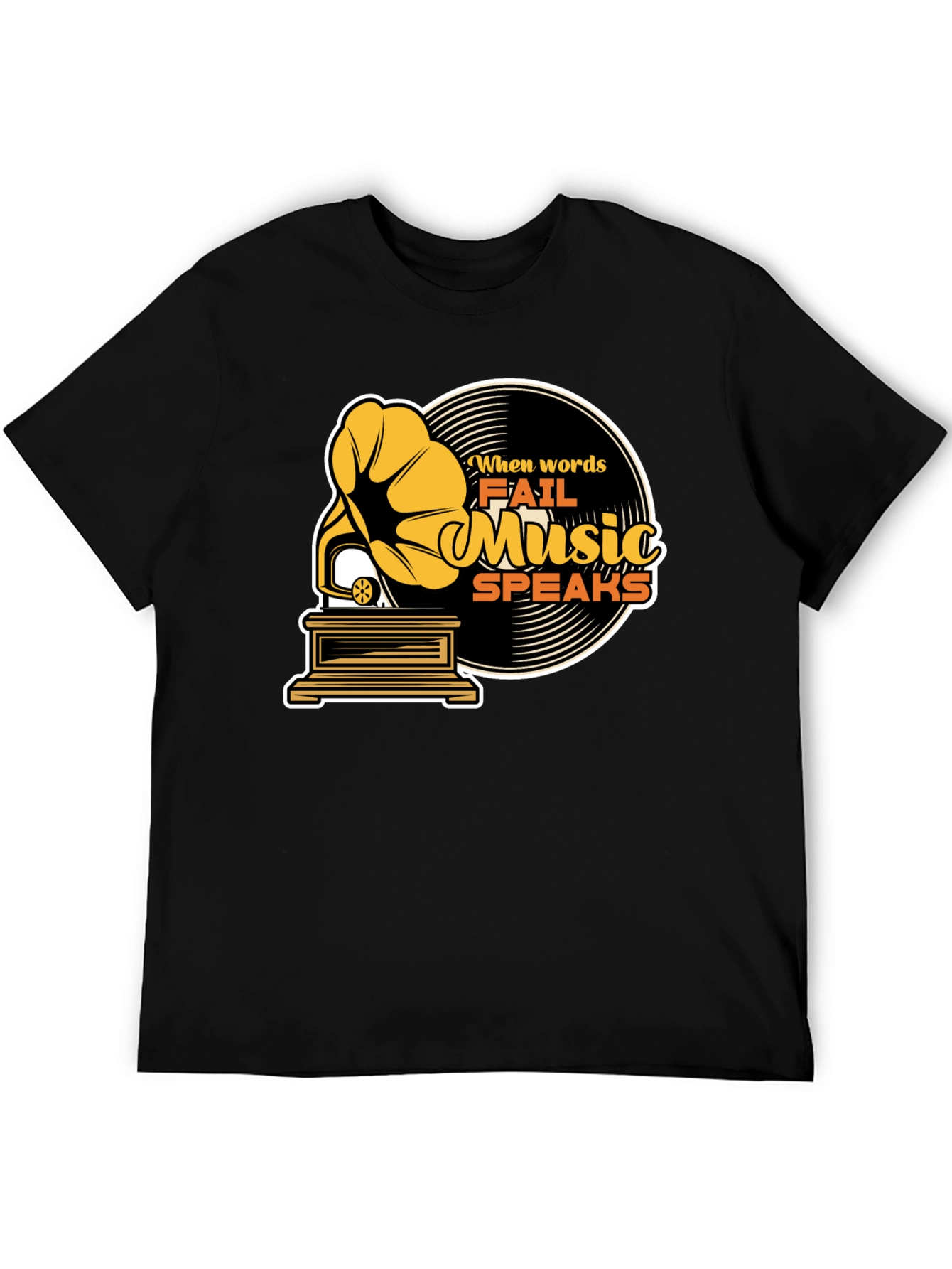 Music Speaks Graphic Tee