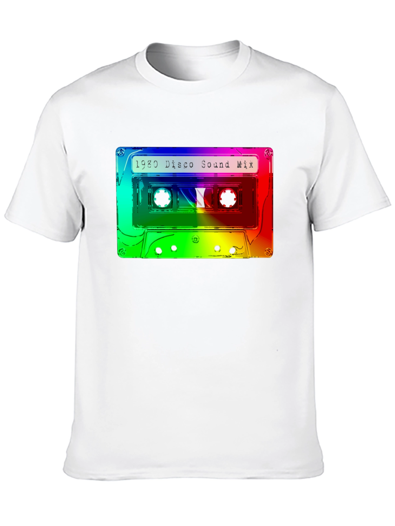 Retro 1980 Disco Sound Mix Graphic T-Shirt