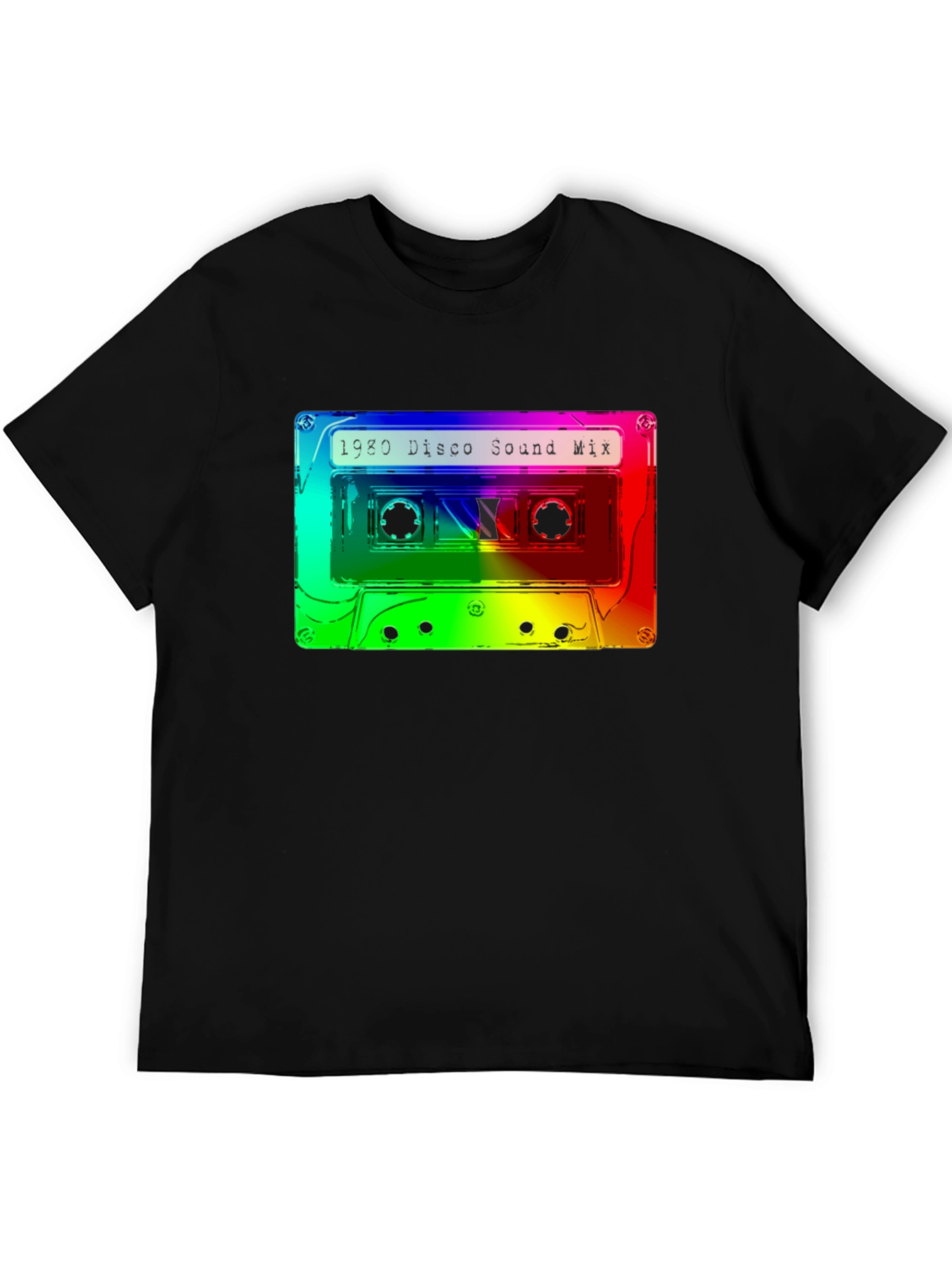 Retro 1980 Disco Sound Mix Graphic T-Shirt