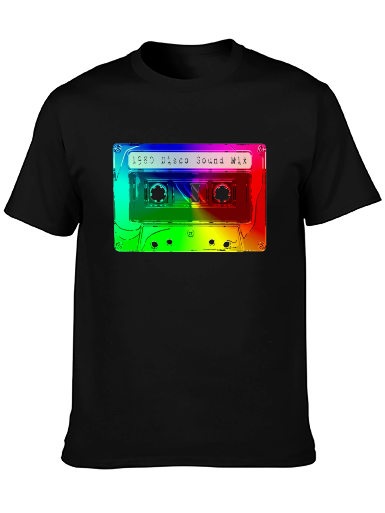 Retro 1980 Disco Sound Mix Graphic T-Shirt