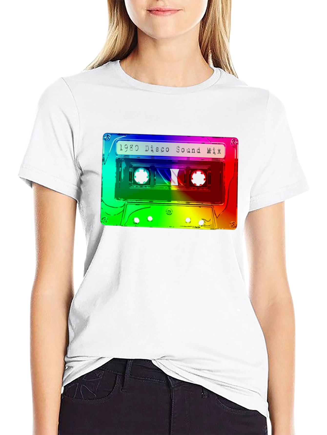 Retro 1980 Disco Sound Mix Graphic T-Shirt