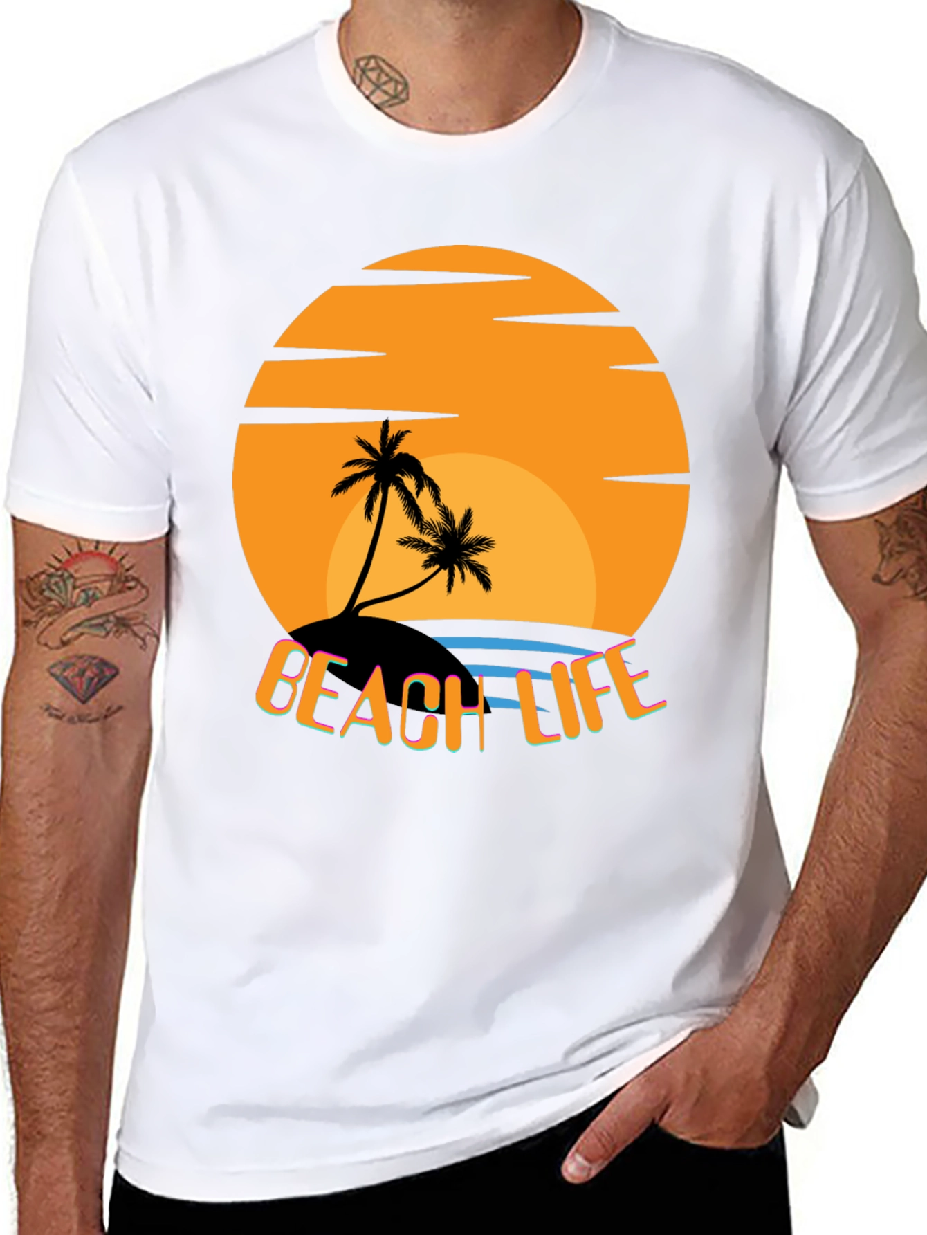 Beach Life Graphic Tee - Island Vibes