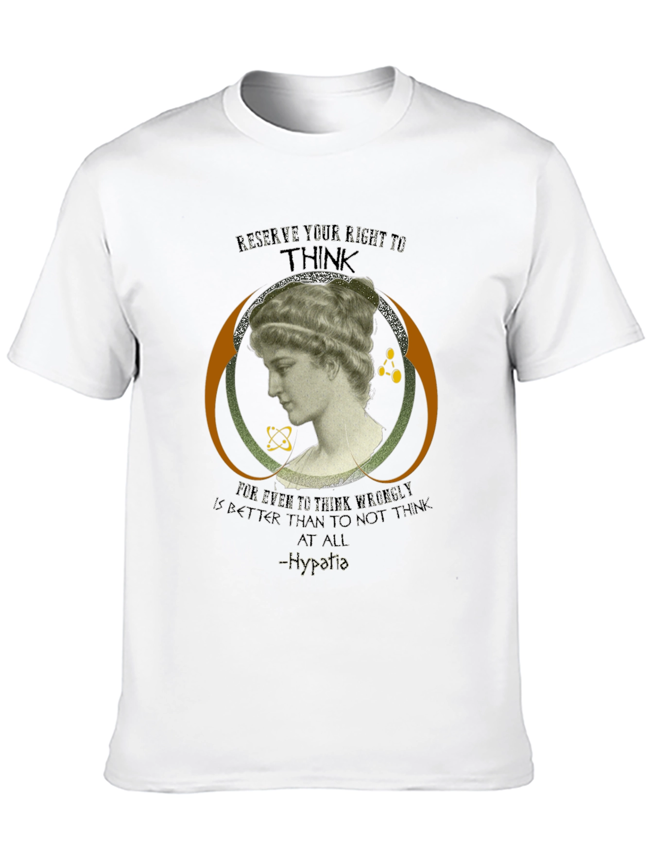 Hypatia Thinker Graphic Tee - Black
