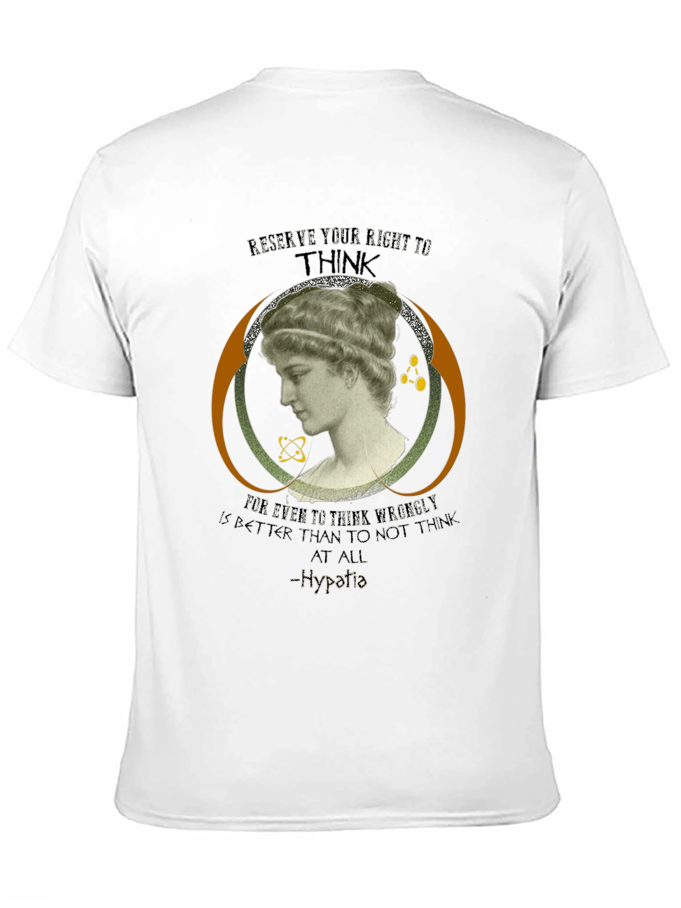 Hypatia Thinker Graphic Tee - Black