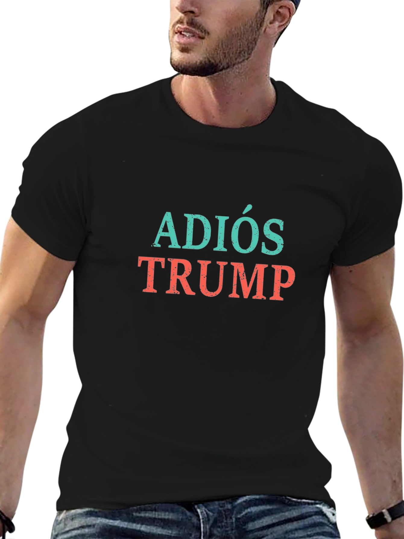Adios Trump Graphic Tee - Political Statement T-Shirt