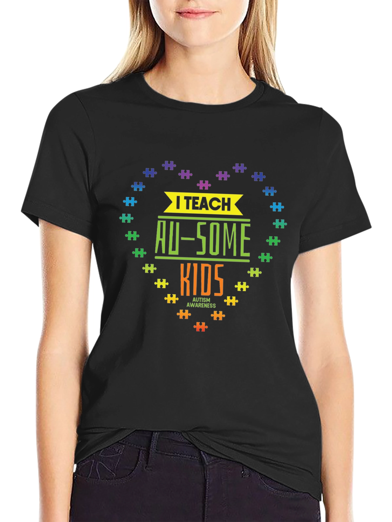 I Teach Au-Some Kids Autism Awareness T-Shirt