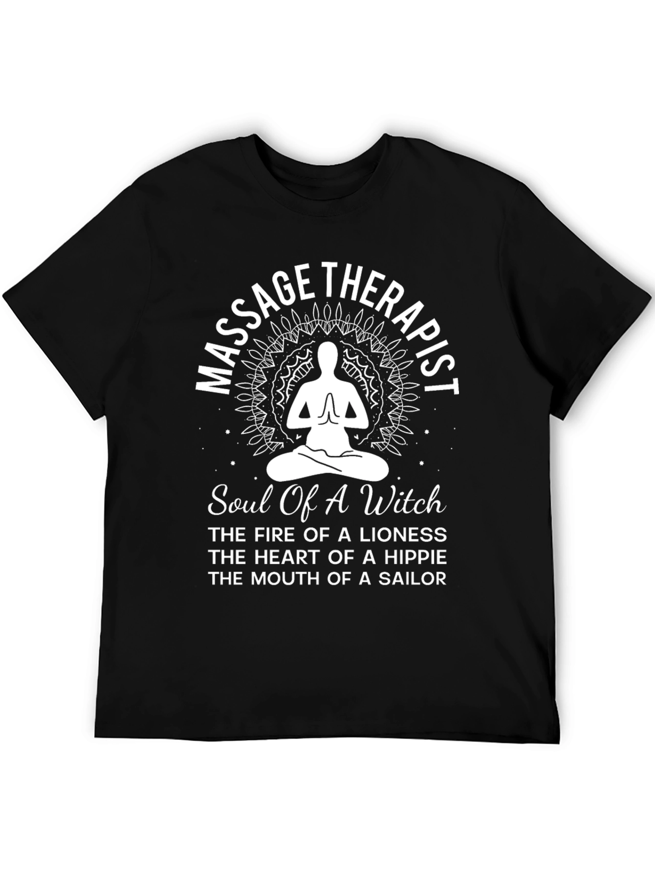 Massage Therapist Witch Soul T-Shirt - Unique Design