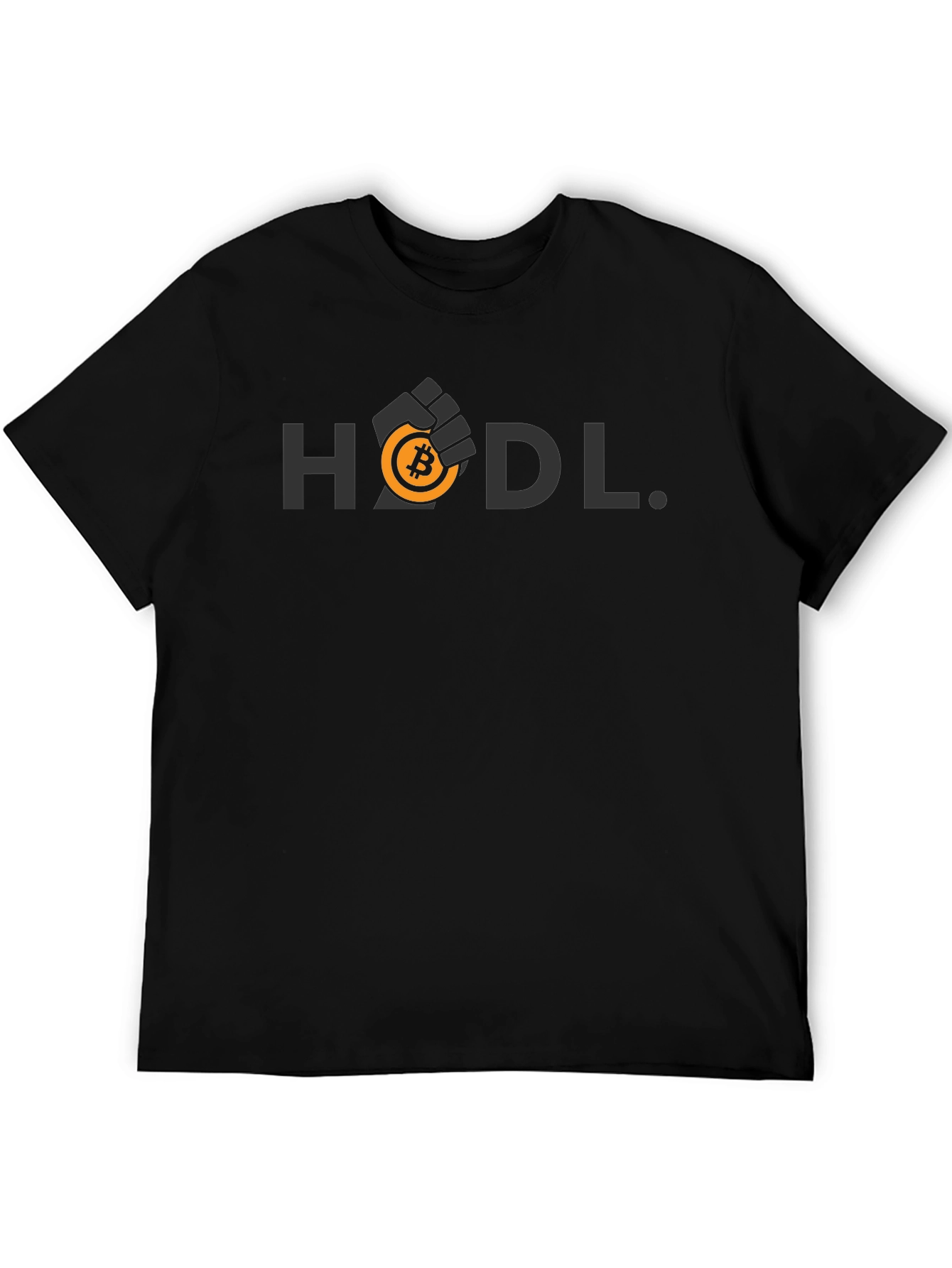 HODL Bitcoin Crypto Black T-Shirt