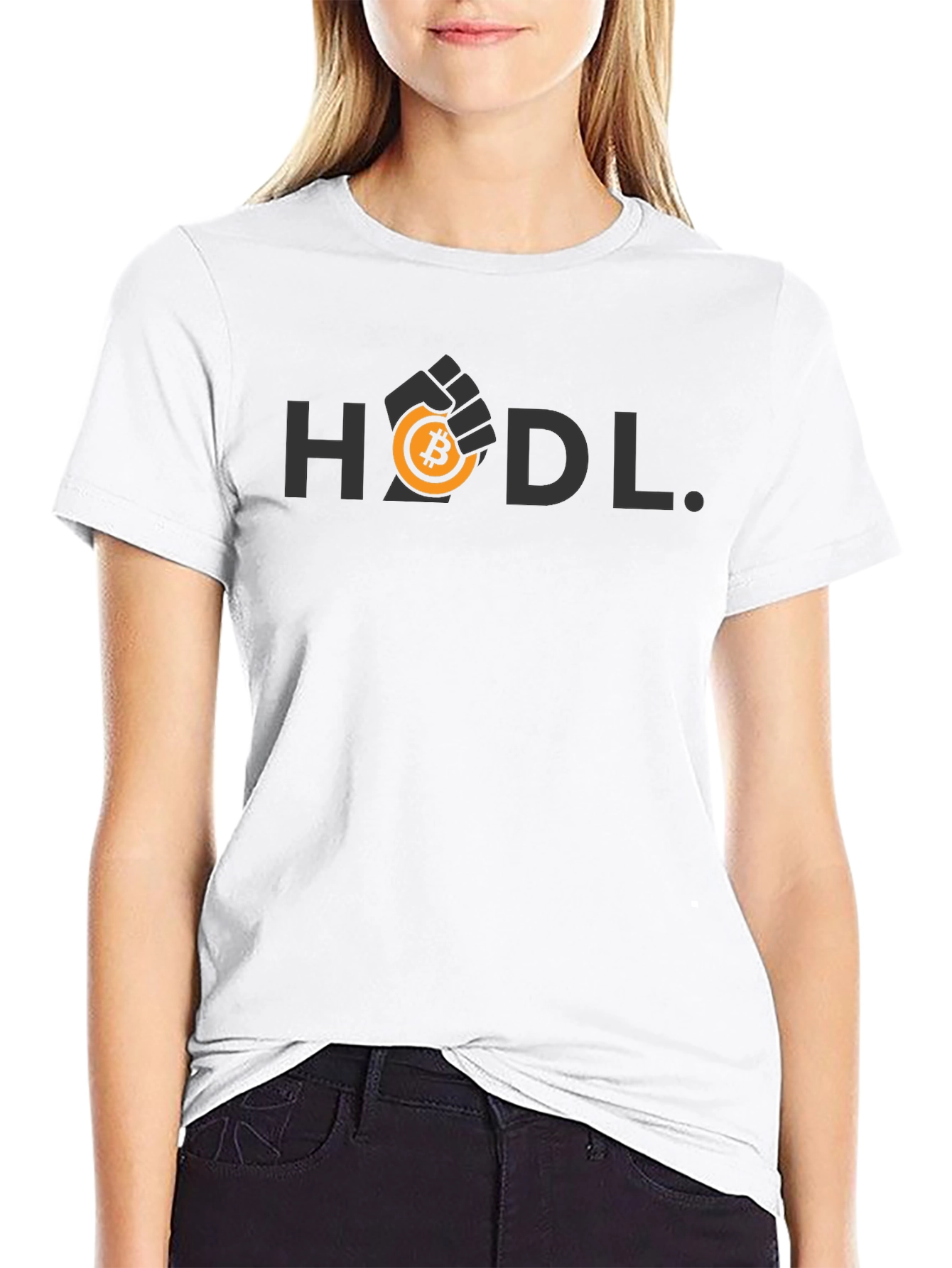HODL Bitcoin Crypto Black T-Shirt