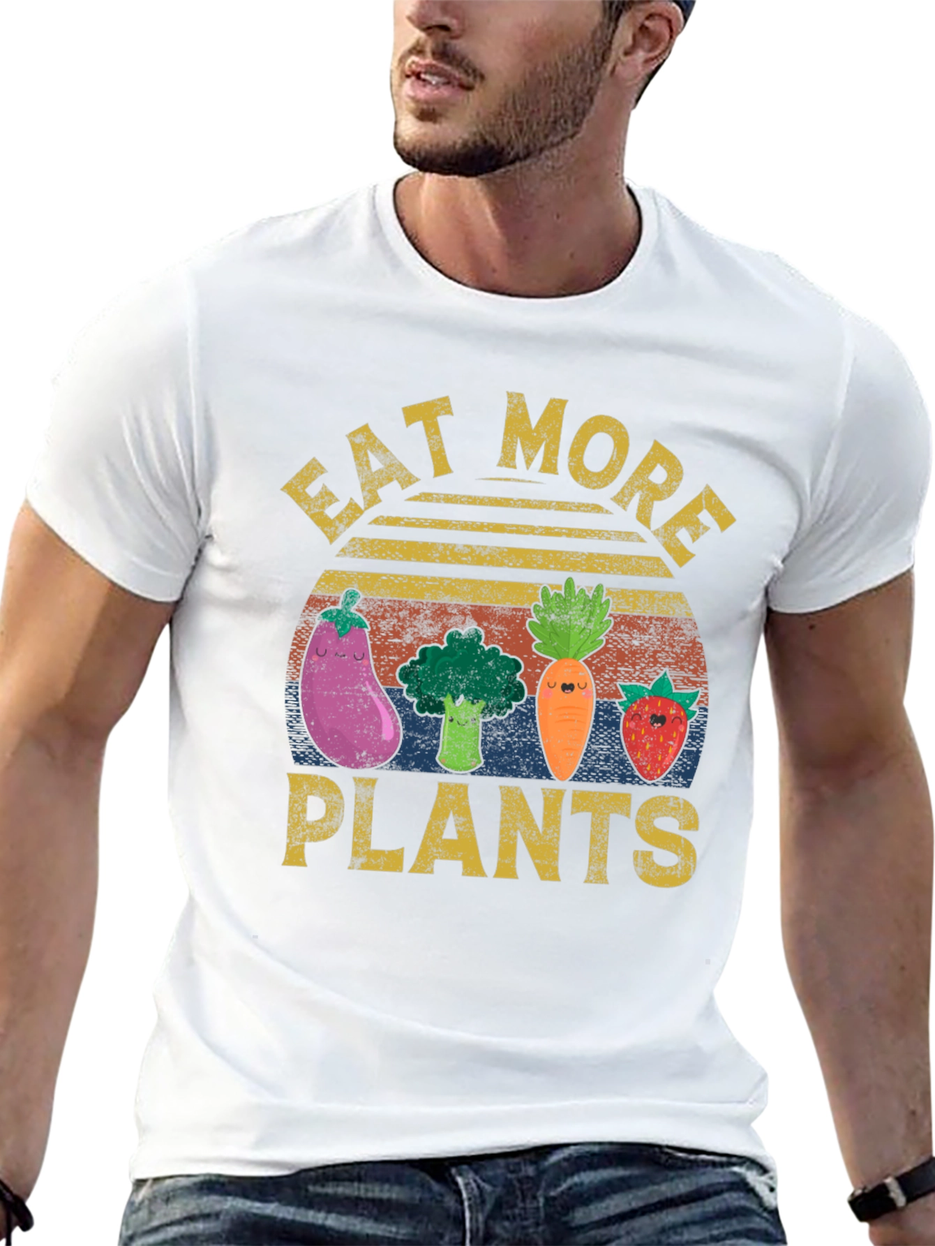 Eat More Plants Graphic T-Shirt