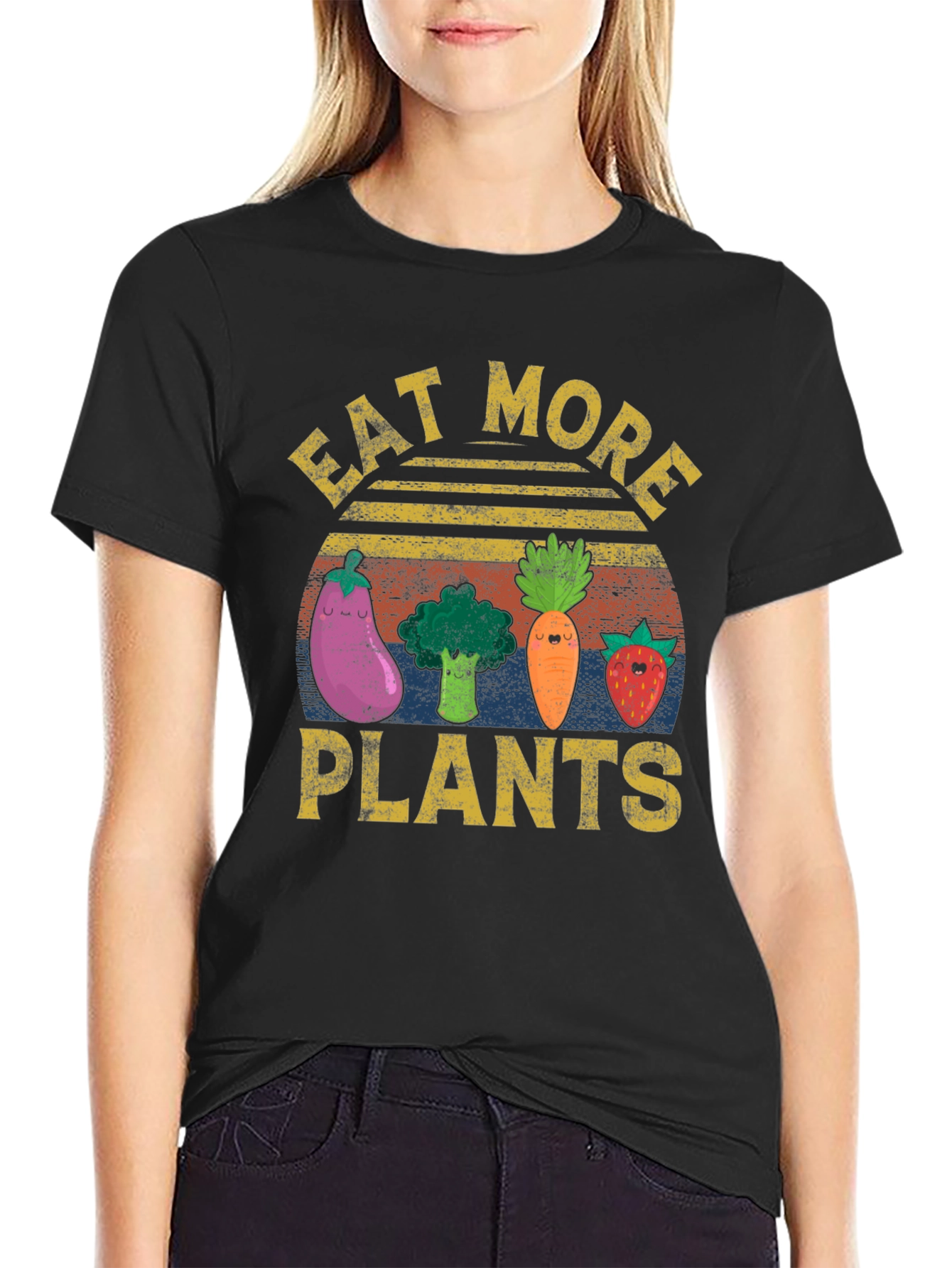 Eat More Plants Graphic T-Shirt