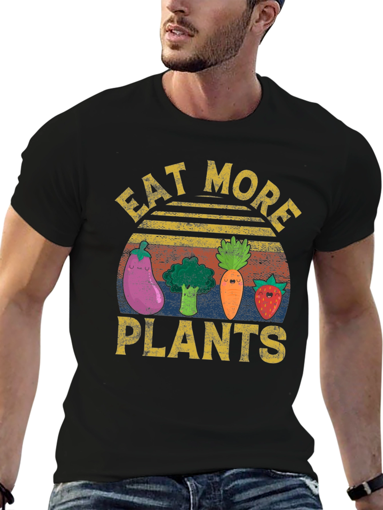 Eat More Plants Graphic T-Shirt