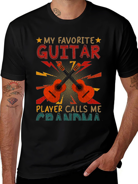 My Favorite Guitar Player Calls Me Grandma T-Shirt