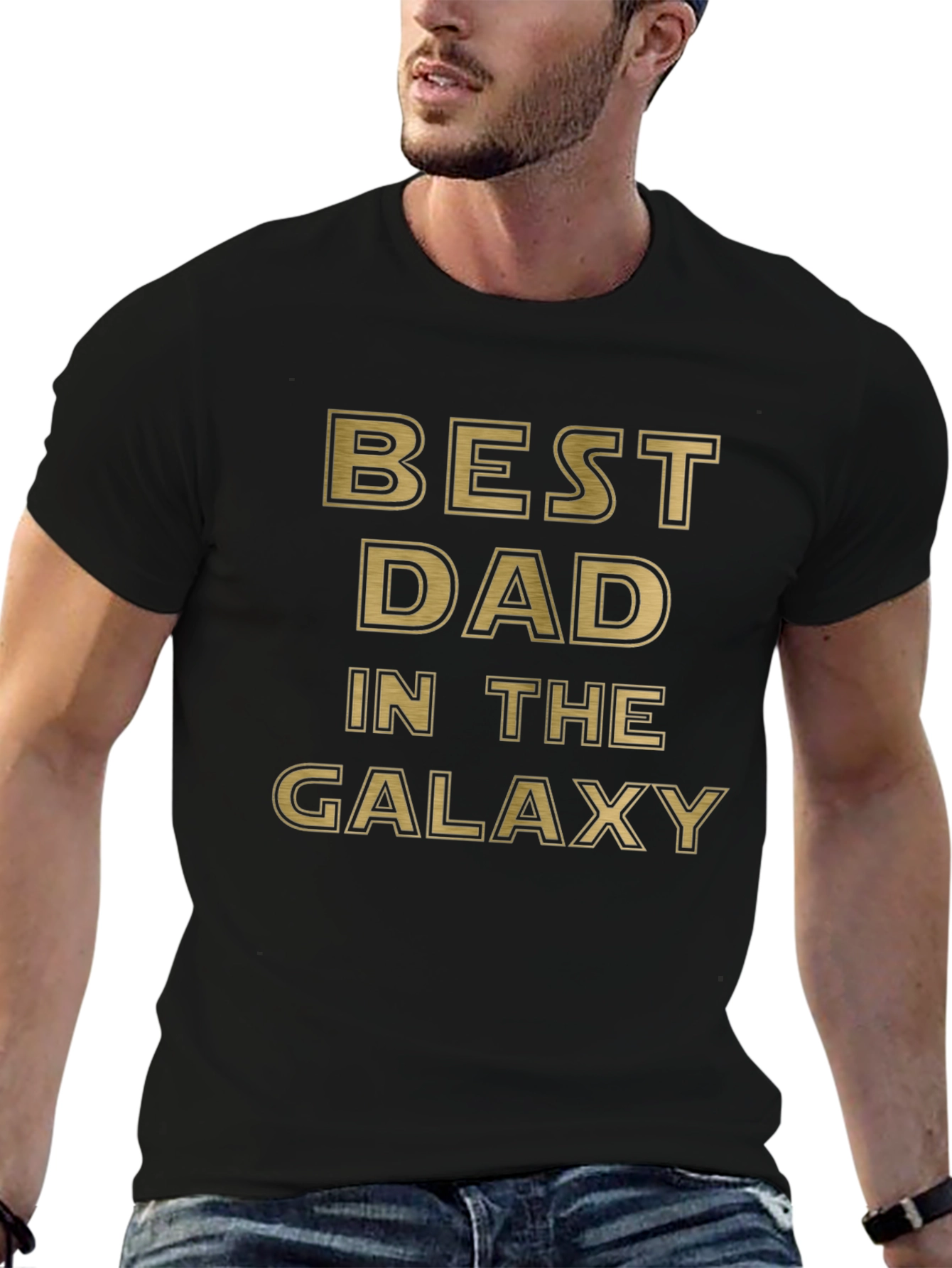 Best Dad In The Galaxy Novelty T-Shirt