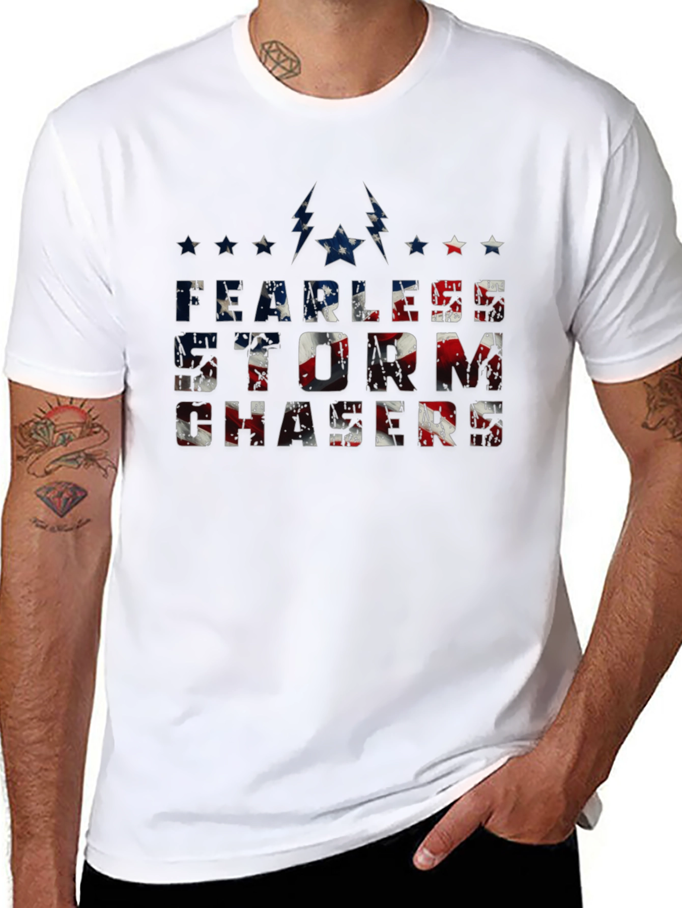 Fearless Storm Chasers Black T-Shirt