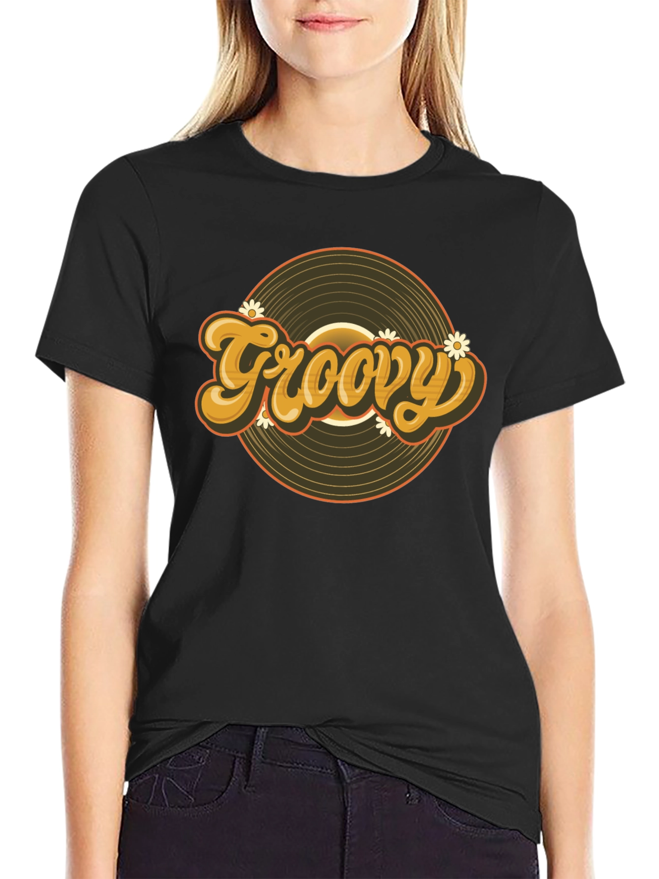 Groovy Retro Record T-Shirt