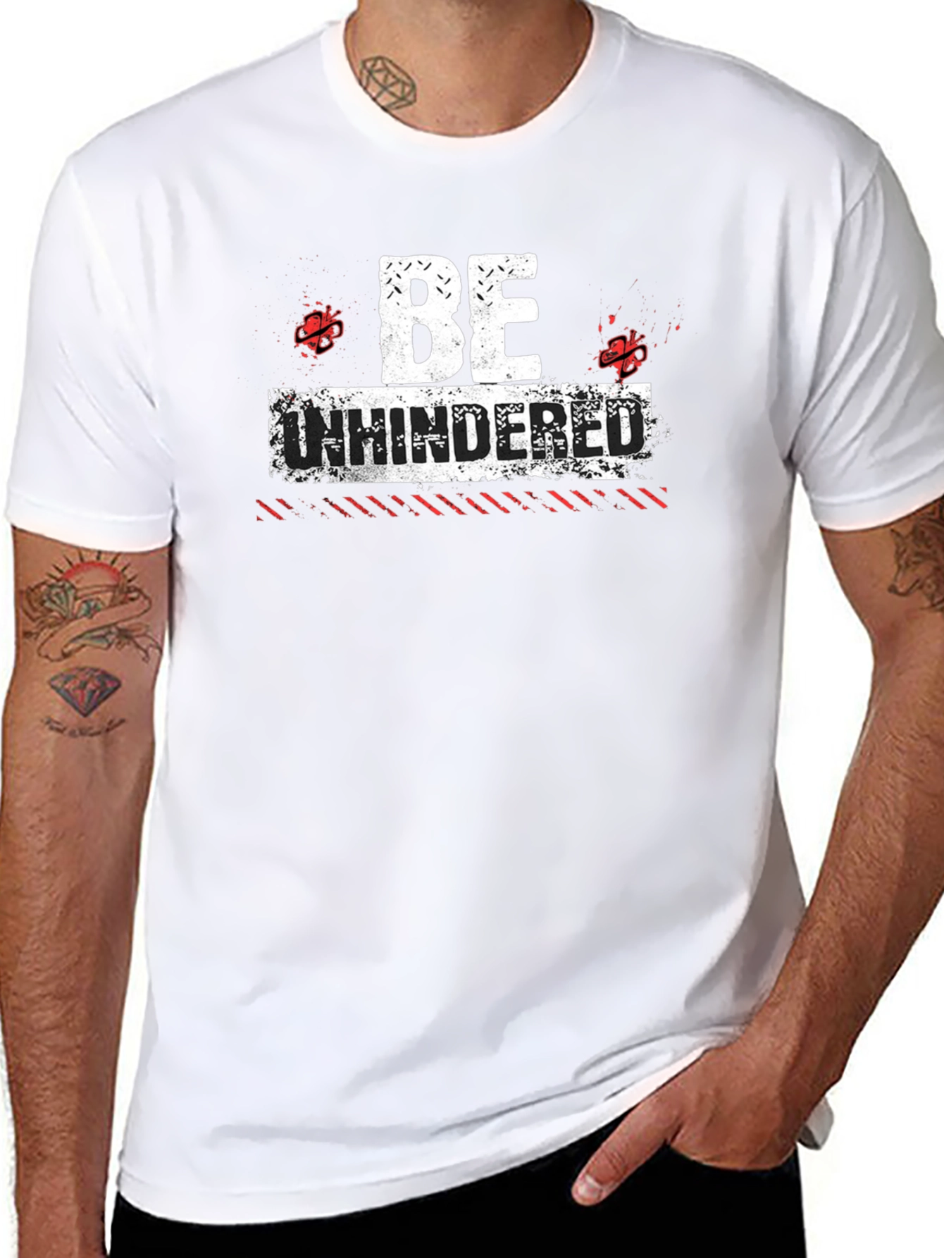 Be Unhindered Graphic Tee - Black