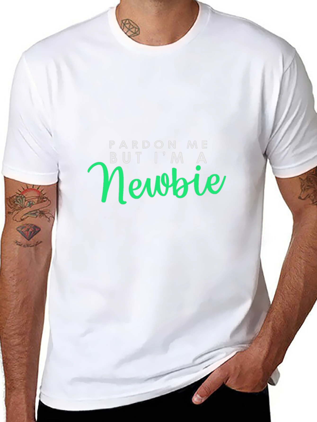 Pardon Me Newbie Graphic T-Shirt