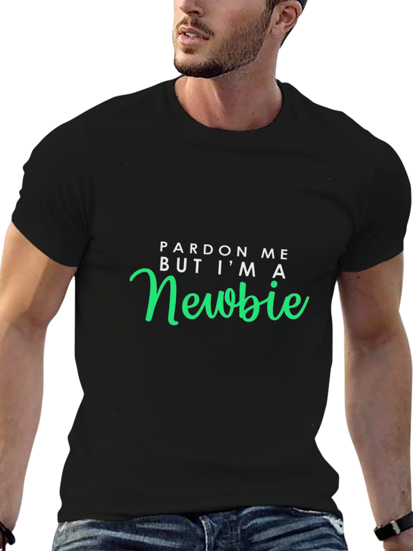 Pardon Me Newbie Graphic T-Shirt