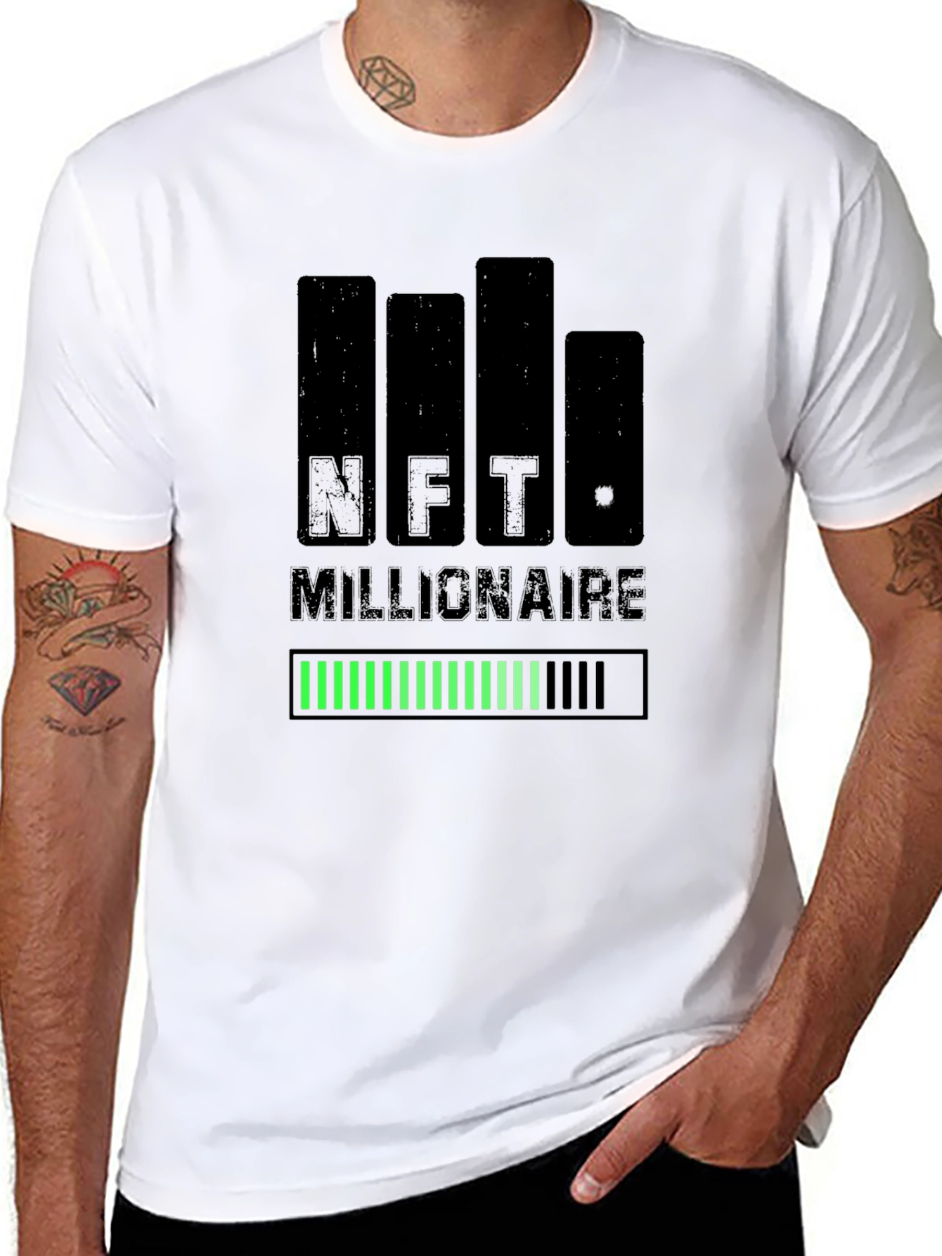 NFT Millionaire Loading T-Shirt - Crypto Investor Tee